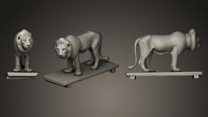 Статуэтки львы тигры сфинксы A model of a lion